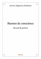 Baumes de conscience, recueil de poèmes - Couverture - Format classique