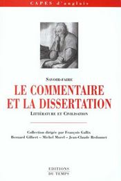 Dissertation science et litterature