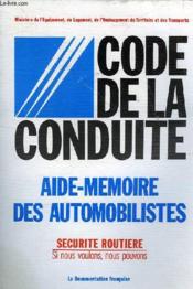 Aide-mémoire des automobilistes - Couverture - Format classique