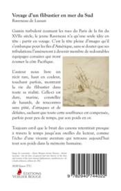 Voyage d'un flibustier en mer du sud - journal d'un jeune parisien devenu corsaire - illustrations - 4ème de couverture - Format classique