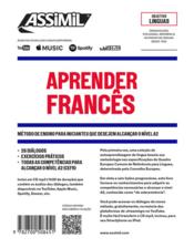 Aprender francés (lusophone) ; iniciantes A2 - 4ème de couverture - Format classique