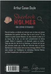 Sherlock Holmes: un crime étrange - Arthur Conan Doyle