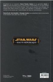 Star Wars ; la haute république n.3 ; l'attaque des Hutts - 4ème de couverture - Format classique