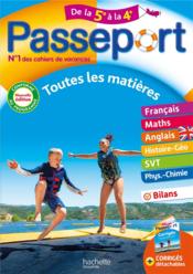 Passeport ; toutes les matières ; de la 5e à la 4e  - Collectif - Sylvie Le Bour - Marie-Francoise Dreano 