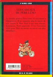 Cadeaux du pere leno - 4ème de couverture - Format classique