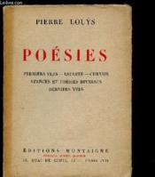 Poesies : Premiers Vers - Astarte - Chrysis - Stances Et Poesies Diverses - Derniers Vers - Couverture - Format classique