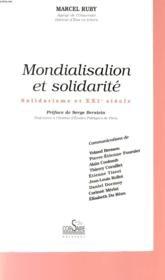 Mondialisation et solidarité - Couverture - Format classique