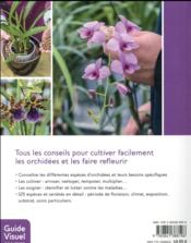 Orchidées ; comment les cultiver facilement - 4ème de couverture - Format classique