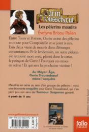 Garin Trousseboeuf t.10 ; les pèlerins maudits - 4ème de couverture - Format classique