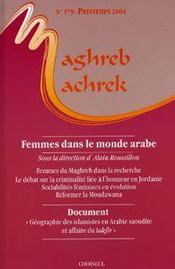 MAGHREB-MACHREK N.179 ; femmes dans le monde arabe - Intérieur - Format classique