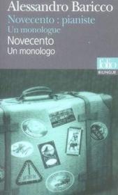 Novecento : pianiste. un monologue - Couverture - Format classique