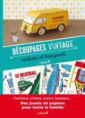 Découpages vintage - voitures & transports - Couverture - Format classique