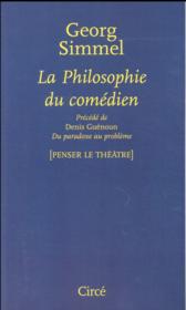 La philosophie du comédien - Couverture - Format classique