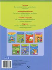 BLOC DE JEUX ET D'EXERCICES : j'apprends les nombres et les mots - 4ème de couverture - Format classique