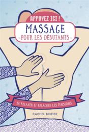 Massage pour les débutants - Couverture - Format classique