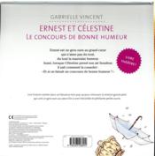 Ernest et Célestine ; le concours de bonne humeur ; le livre théâtre - 4ème de couverture - Format classique