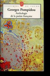 Anthologie de la poésie française - Couverture - Format classique