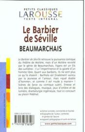 Masacre bebida Legado Le barbier de Séville - Pierre-Augustin Caron de Beaumarchais - ACHETER  OCCASION - 10/07/1998