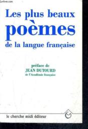 Les Plus Poemes De La Langue Francaise - Couverture - Format classique