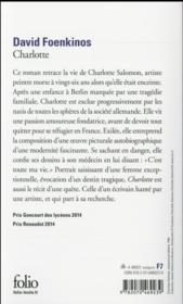 Charlotte - 4ème de couverture - Format classique
