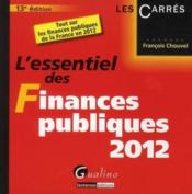 L'essentiel des finances publiques 2012 (13e edition)