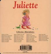 Juliette fête son anniversaire - 4ème de couverture - Format classique