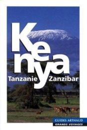 Kenya, tanzanie, zanzibar - Couverture - Format classique