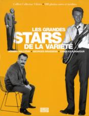 Les grandes stars de la variété ; Johnny Hallyday, Claude François, Charles Aznavour  - Collectif 