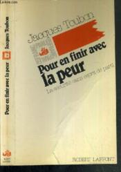 Pour en finir avec la peur - Couverture - Format classique