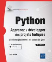 Vente  Python : apprenez à développer des projets ludiques (2e édition)  