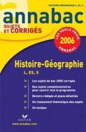 Histoire / Geographie Terminale L / Es / S