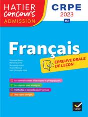 CRPE ; français ; épreuve orale de leçon (édition 2023)  