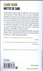 Miettes de sang - 4ème de couverture - Format classique