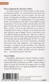 Dieu comprend les histoires drôles ; l'humour perdu des juifs - 4ème de couverture - Format classique