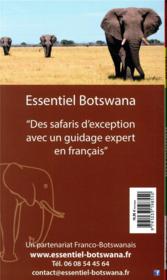 Botswana (édition 2019/2020) - 4ème de couverture - Format classique