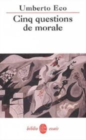 Cinq questions de morale - Couverture - Format classique