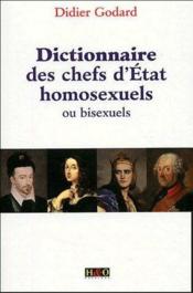 Dictionnaire des chefs d'état homosexuels ou bisexuels - Couverture - Format classique