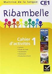 Ribambelle ; méthode de lecture ; CE1 ; série jaune ; cahier d'activités et livret d'entraînement t.1  - Jean-Pierre Demeulemeester 