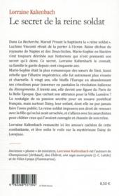 Le secret de la reine soldat : l'extraordinaire soeur de Sissi - 4ème de couverture - Format classique