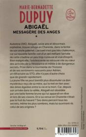 Abigaël ; messagère des anges T.1 - 4ème de couverture - Format classique