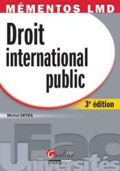 Droit international public (3e edition)