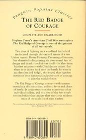 Red Badge Of Courage - 4ème de couverture - Format classique