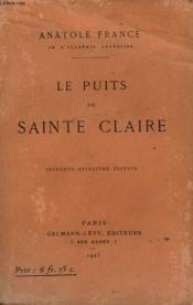 Les Puits De Sainte Claire. - Couverture - Format classique