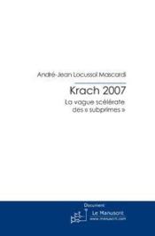 Krach 2007 - Couverture - Format classique