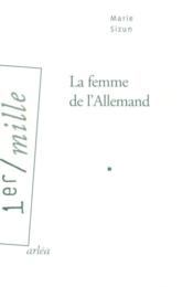 La femme de l'allemand - Couverture - Format classique