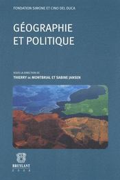 Géographie et politique - Intérieur - Format classique