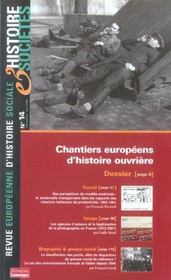 Chantiers Europeens D'Histoire Ouvriere - Intérieur - Format classique