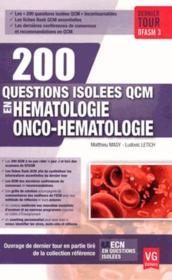 200 questions isolees qcm hematologie  - M. Masy - L. Letich 