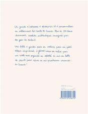 Carnet du voyageur : France ; carnet d'adresses, de notes et d'activités pour voyager au petit bonheur la chance à travers la France - 4ème de couverture - Format classique
