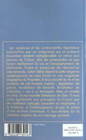 Spiritualites vivantes poche - t186 - mahomet - 4ème de couverture - Format classique